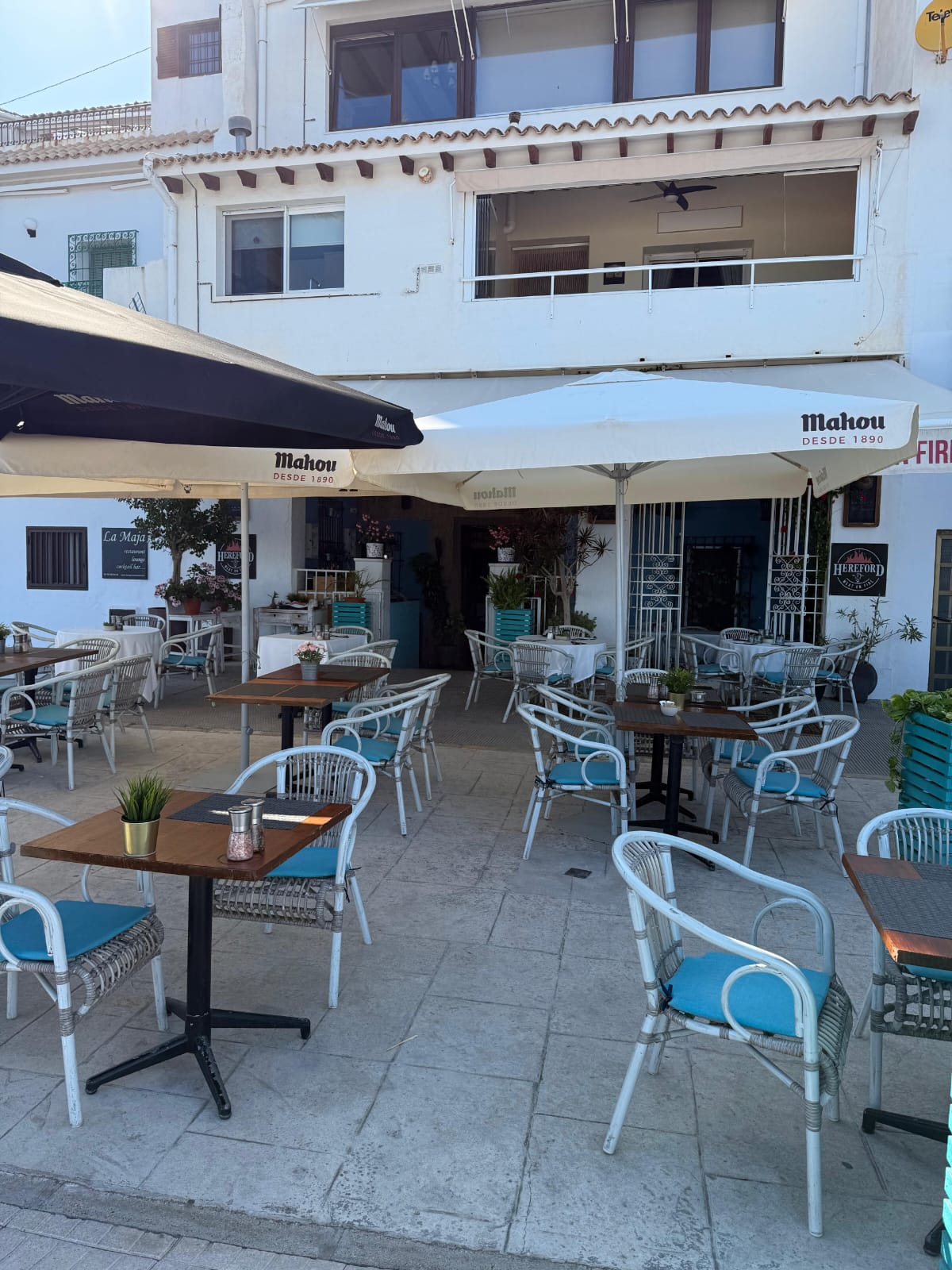 Cozy restaurant on the seaside promenade of Altea!