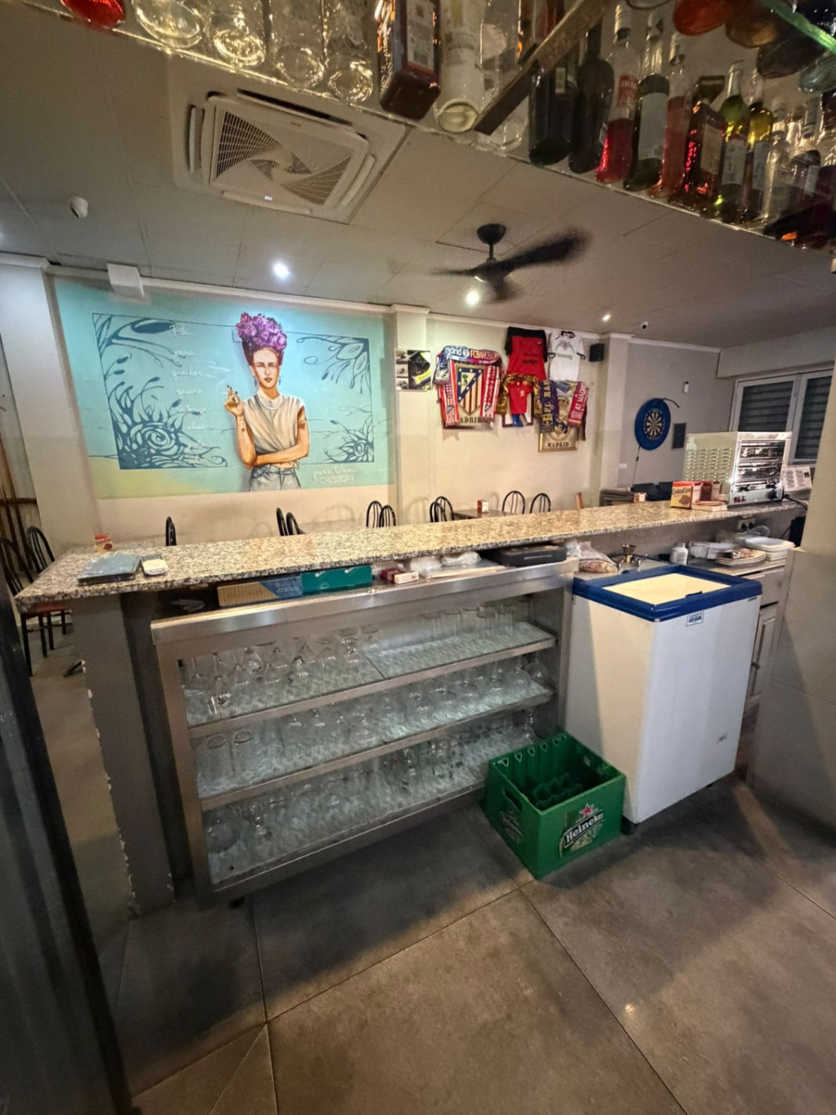 A genuine village bar is for transfer in Alfaz del Pi.