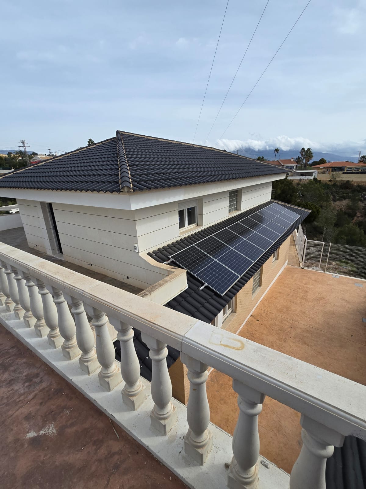 Villa independiente con vistas al mar