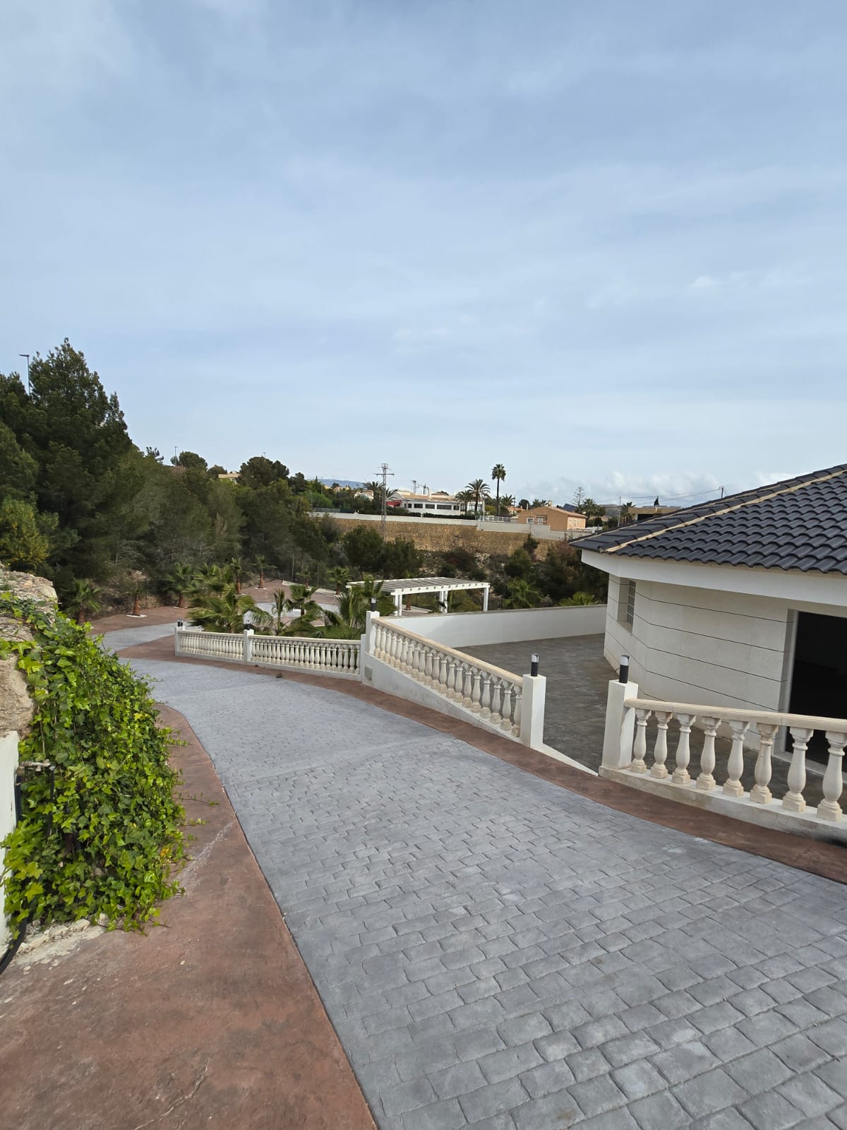 Villa independiente con vistas al mar