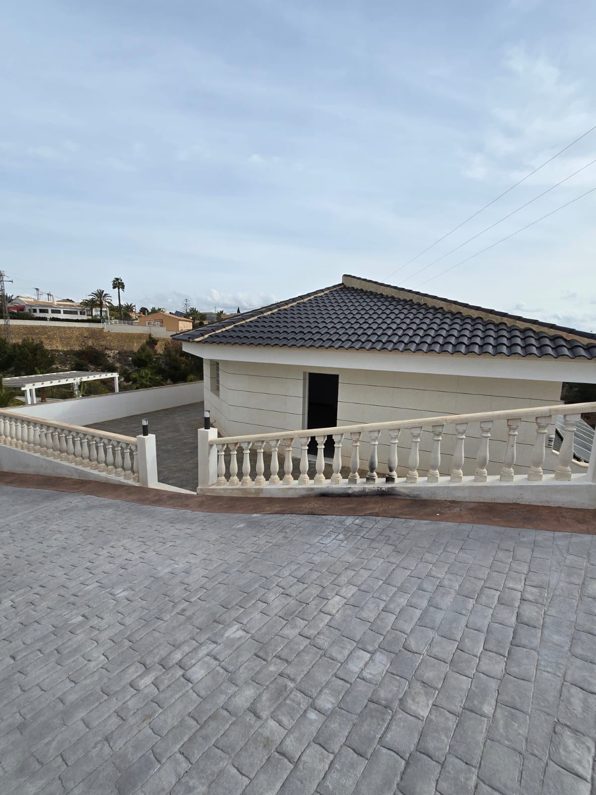 Villa independiente con vistas al mar