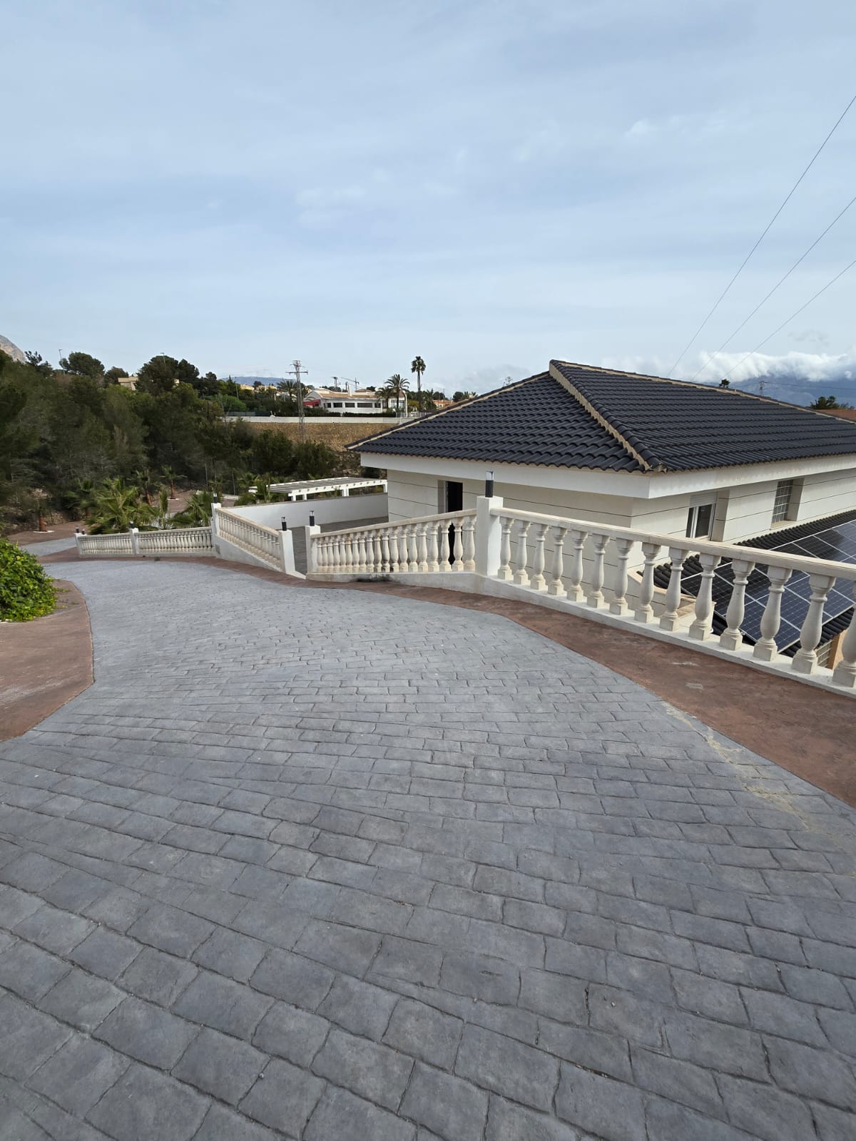 Villa independiente con vistas al mar